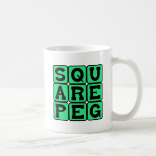 Mug Cheville carrée dans un trou rond