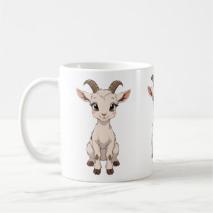 Mug Chèvre Anime mignonne aux yeux grands