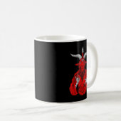 Mug Chèvre anti-Christ de Blackcraft Satan Baphome pou (Devant droit)