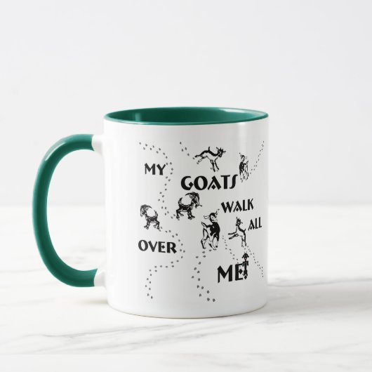 Mug Chèvre, chèvre et boisson (Gauche)