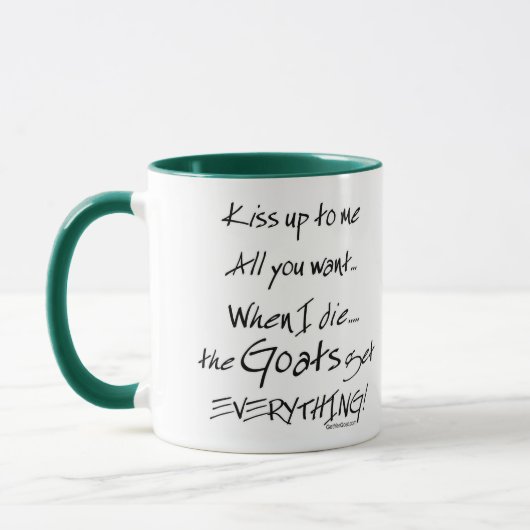 Mug Chèvre, chèvre et boisson (Gauche)