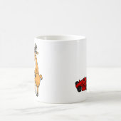 Mug Chèvre de Billy drôle poussant la bande dessinée (Centre)