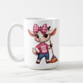 Mug Chèvre de dessin avec cabot et chambre (Gauche)