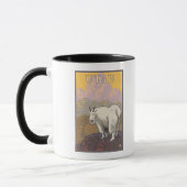 Mug Chèvre de montagne blanche Utah (Gauche)