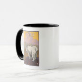 Mug Chèvre de montagne blanche Utah (Devant gauche)