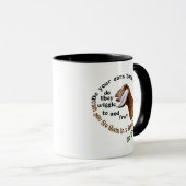 MUG CHÈVRE DE NUBIAN - VOS OREILLES ACCROCHENT-ELLES (Devant droit)