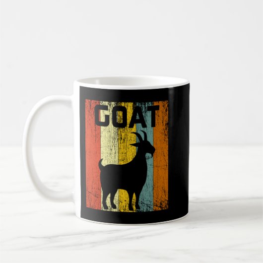 Mug Chèvre Disco Retro Vintage Goat Lover (Gauche)