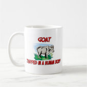 Mug Chèvre emprisonnée à un corps humain (Gauche)