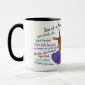 Mug Chèvre, évasion, chèvre de toggenburg, chèvre (Gauche)