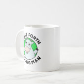 Mug Chèvre Forth Jeune Homme Drôle Animal Pun (Devant gauche)