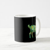 Mug Chèvre laitière nubienne patchwork (Devant droit)