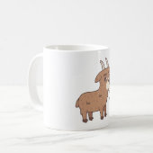 Mug Chèvre Meh Drôle Doodle (Devant gauche)