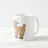 Mug Chèvre mignonne de bande dessinée (Devant droit)