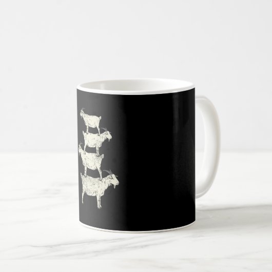 Mug Chèvre Retro (Devant droit)