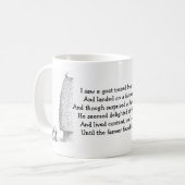 Mug Chèvre sur une meule de foin et des "brownie" (Devant gauche)