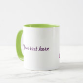 Mug Chèvre Violette (Devant gauche)