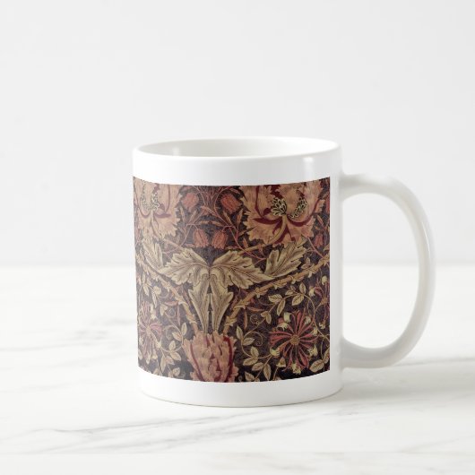 Mug Chèvrefeuille par William Morris, Art de fleurs de (Droite)