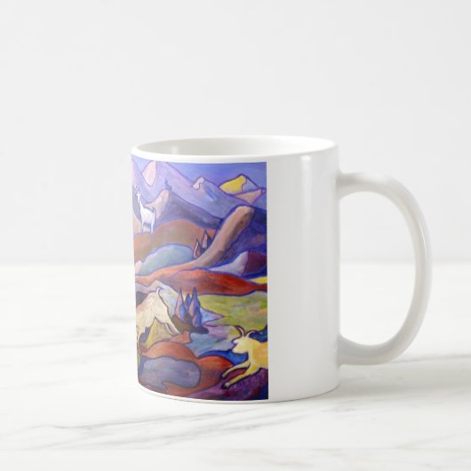 Mug Chèvres et montagnes (Droite)