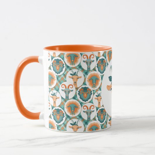 Mug Chèvres Hipster | par TotallyGoatally™ (Gauche)