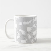 Mug Chèvres jouant - gris (Gauche)