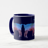 Mug Chèvres lavées par couleur (Devant gauche)