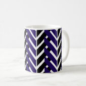 Mug Chevron bleu (Devant droit)