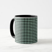 Mug Chevron Checks Seafoam et Black (Devant gauche)
