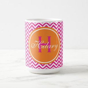 Mug Chevron de très bon goût dans les roses indien