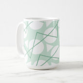 Mug Chevron géométrique rayé (Devant gauche)