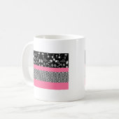 Mug chevron rose (Devant gauche)