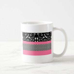 Mug chevron rose