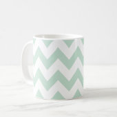 Mug Chevron vert clair (Devant gauche)