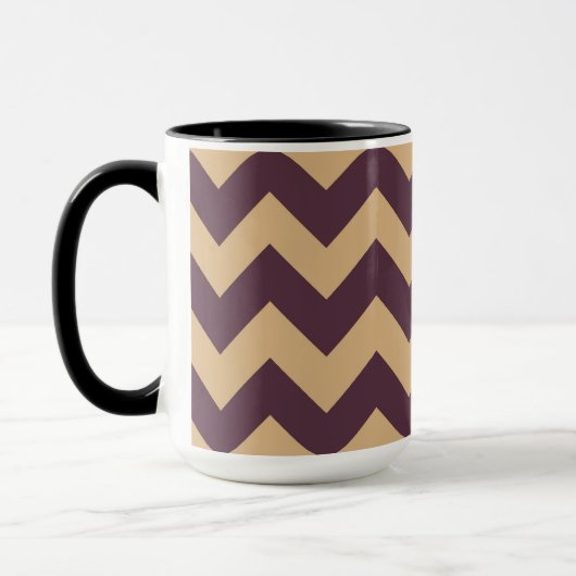 Mug Chevron Zigzag Motif 2 tendance (Gauche)