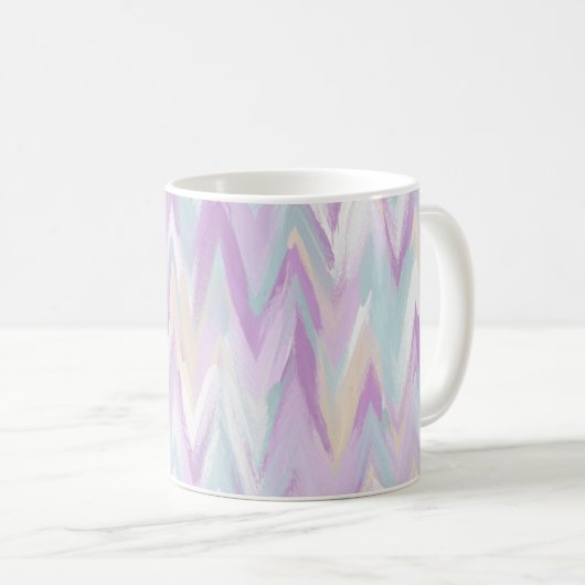 Mug Chevrons Abstraits (Devant droit)