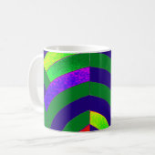 Mug chevrons chic et design (Devant gauche)