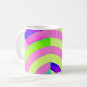 Mug chevrons élégants modernes chics (Devant gauche)