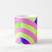 Mug chevrons élégants modernes chics (Centre)