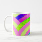 Mug chevrons élégants modernes chics (Gauche)