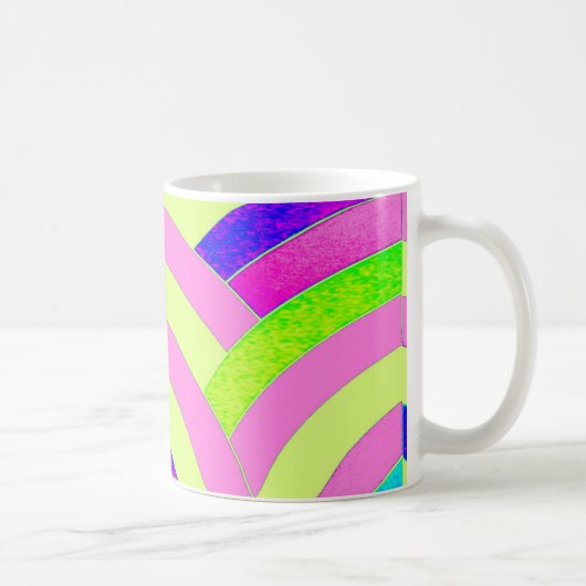 Mug chevrons élégants modernes chics (Droite)