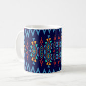 Mug Chevrons et conception d'abrégé sur losange (Devant gauche)