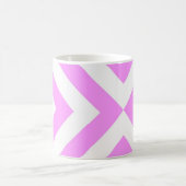 Mug Chevrons roses et blancs (Centre)