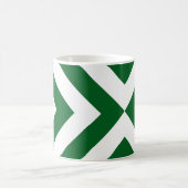Mug Chevrons verts et blancs (Centre)