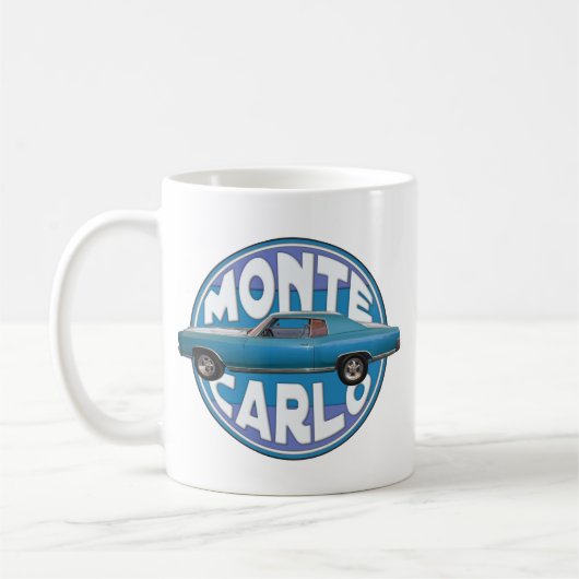 Mug Chevy 1970 Monte Carlo bleu-clair (Gauche)