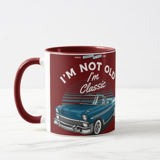 MUG CHEVY DE VOITURE CLASSIQUE BEL AIR CONVERTIBLE 195 (Gauche)