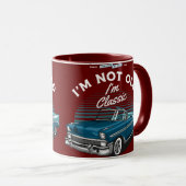 MUG CHEVY DE VOITURE CLASSIQUE BEL AIR CONVERTIBLE 195 (Devant droit)