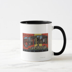 Mug Cheyenne, Wyoming - Scènes de grandes lettres