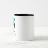 Mug Chez moi, où est mon chat (Centre)