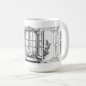 Mug Chez Nous Personalized Family Name French (Devant droit)