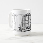 Mug Chez Nous Personalized Family Name French (Devant gauche)