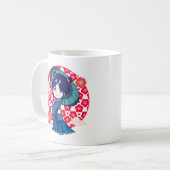 Mug Chibi Anime Kawaii Kimono (Devant gauche)